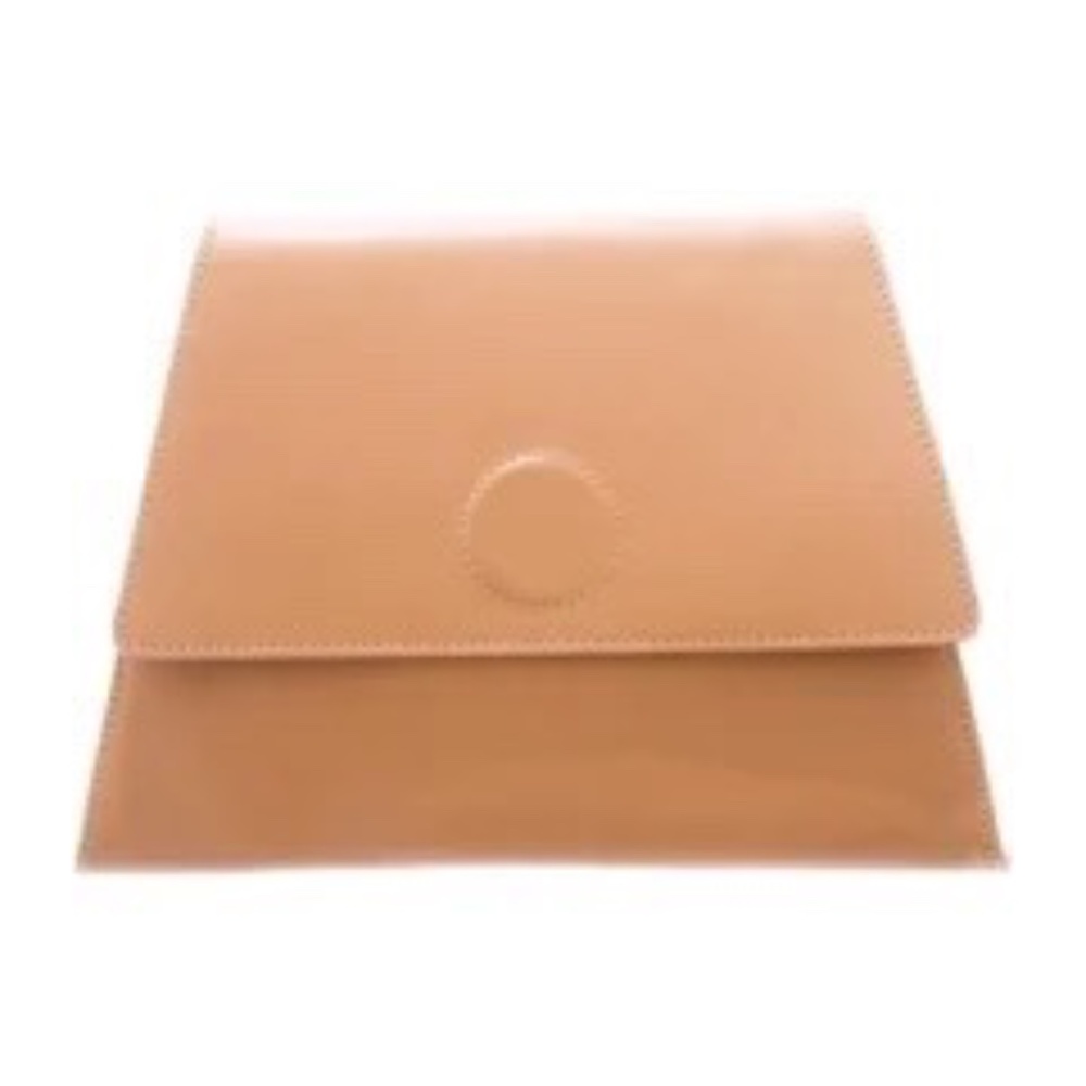 Brand NEW Women's tan MODERN WEAVING camel-colored clutch, envelope shape